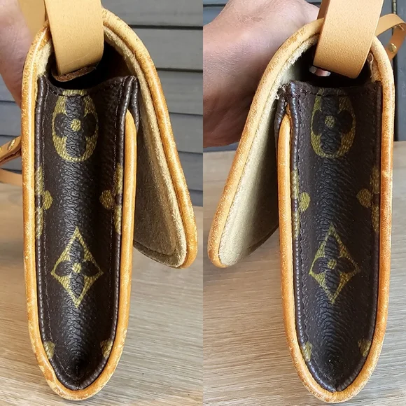 Authentic LOUIS VUITTON Pochette Twin PM Belt Waist Bum Bag - Picture 5 of 13